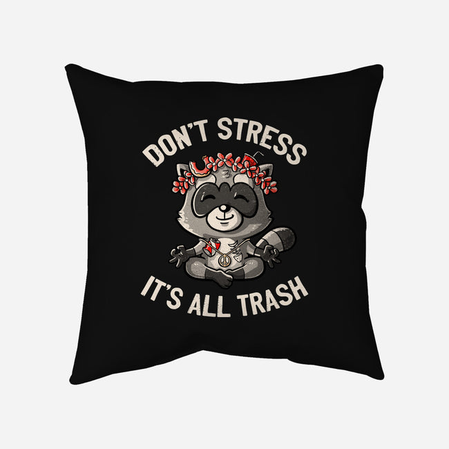 It's All Trash-none removable cover w insert throw pillow-tobefonseca
