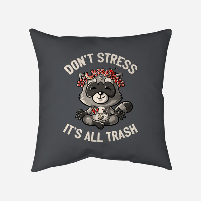 It's All Trash-none removable cover w insert throw pillow-tobefonseca