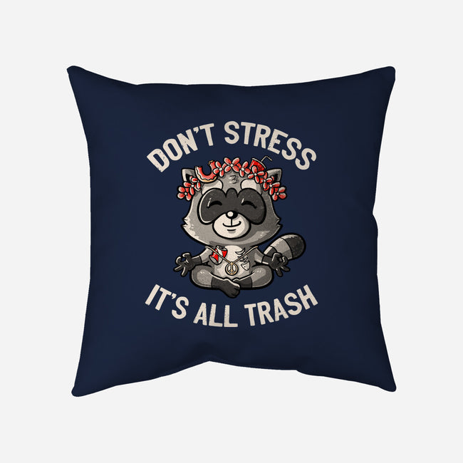 It's All Trash-none removable cover w insert throw pillow-tobefonseca