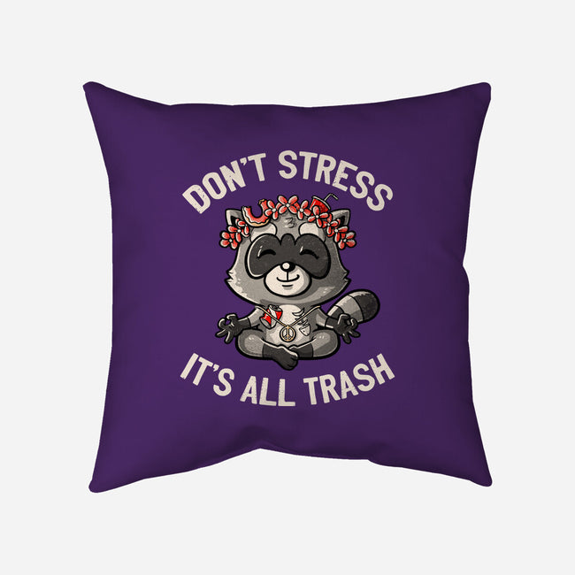 It's All Trash-none removable cover w insert throw pillow-tobefonseca