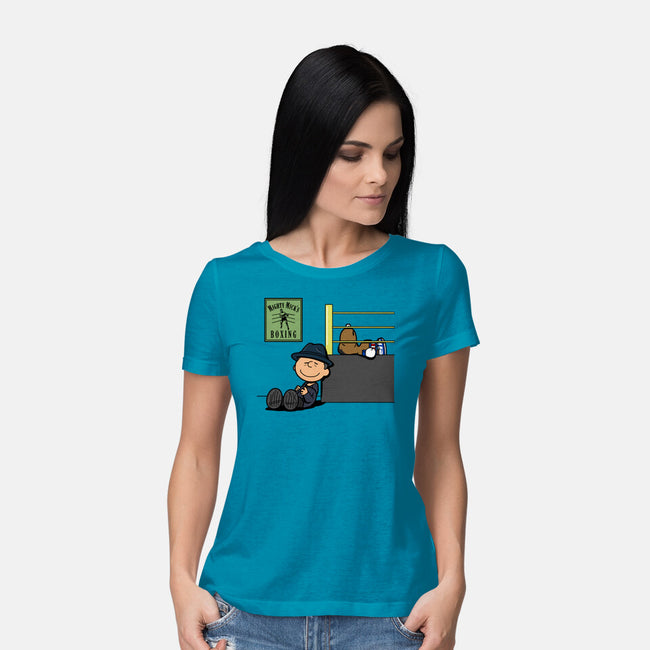 Boxing Nuts-womens basic tee-Boggs Nicolas