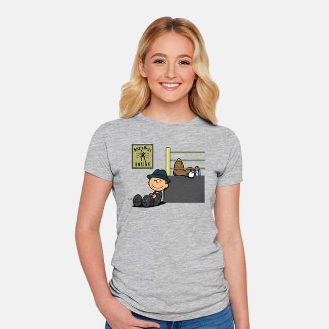 Boxing Nuts-womens fitted tee-Boggs Nicolas