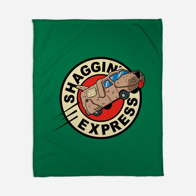 Shaggin Express-none fleece blanket-Getsousa!