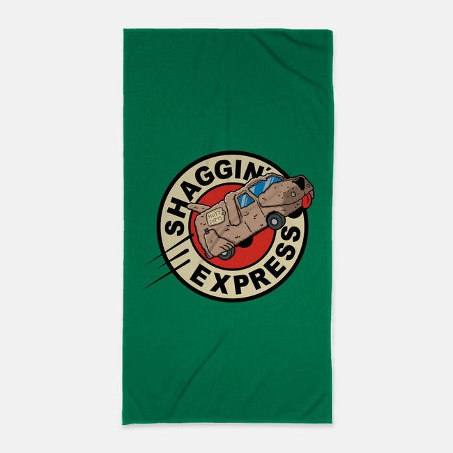 Shaggin Express-none beach towel-Getsousa!