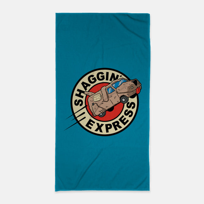 Shaggin Express-none beach towel-Getsousa!