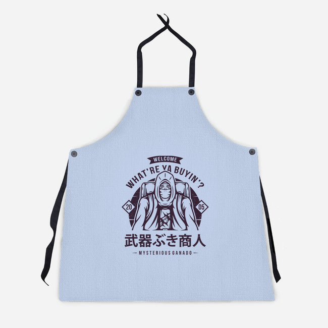 The Merchant-unisex kitchen apron-Alundrart