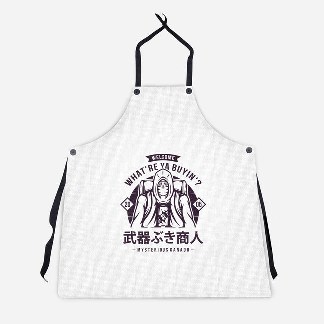 The Merchant-unisex kitchen apron-Alundrart