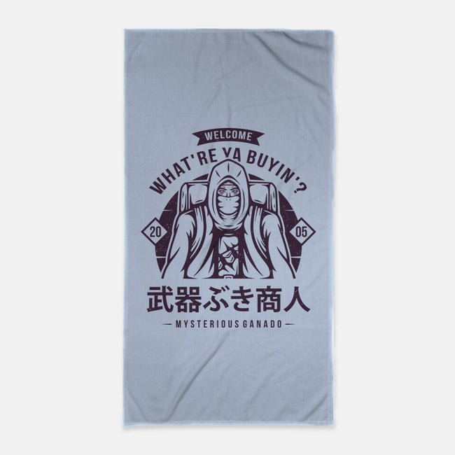 The Merchant-none beach towel-Alundrart