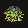 Turtle Party-none stretched canvas-jrberger