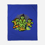 Turtle Party-none fleece blanket-jrberger