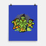 Turtle Party-none matte poster-jrberger