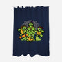 Turtle Party-none polyester shower curtain-jrberger