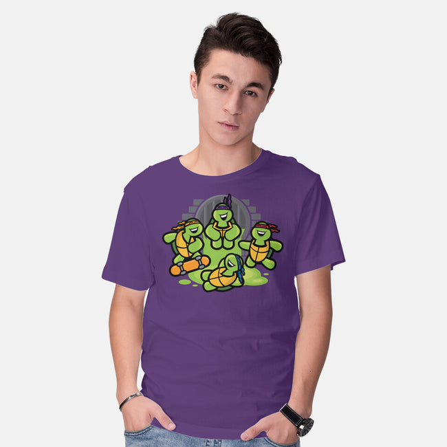 Turtle Party-mens basic tee-jrberger