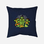 Turtle Party-none removable cover throw pillow-jrberger