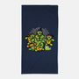Turtle Party-none beach towel-jrberger