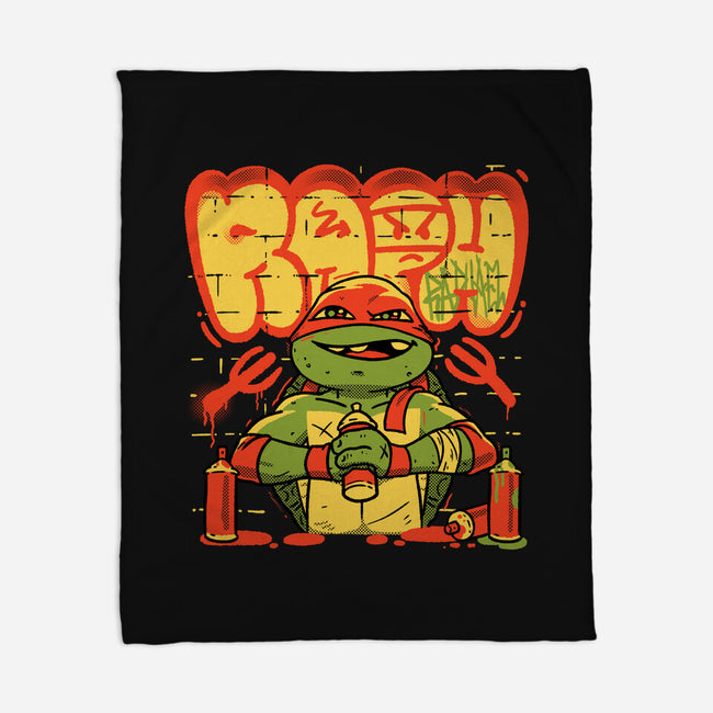 Raph Bomb-none fleece blanket-estudiofitas