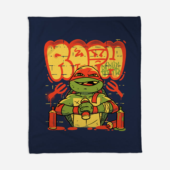 Raph Bomb-none fleece blanket-estudiofitas