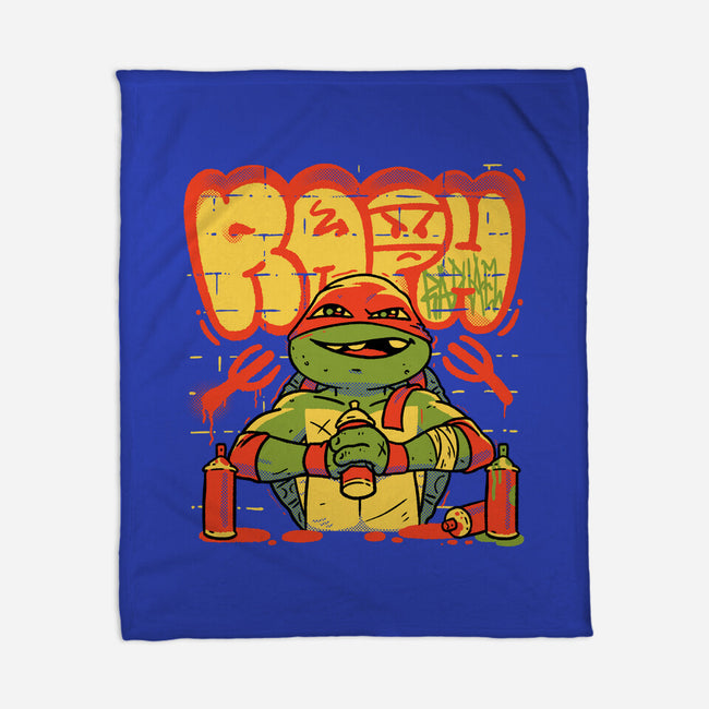 Raph Bomb-none fleece blanket-estudiofitas