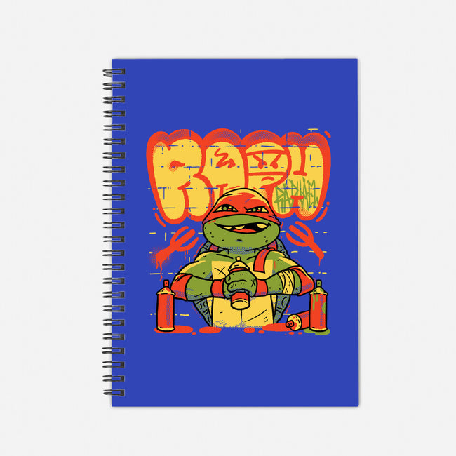Raph Bomb-none dot grid notebook-estudiofitas