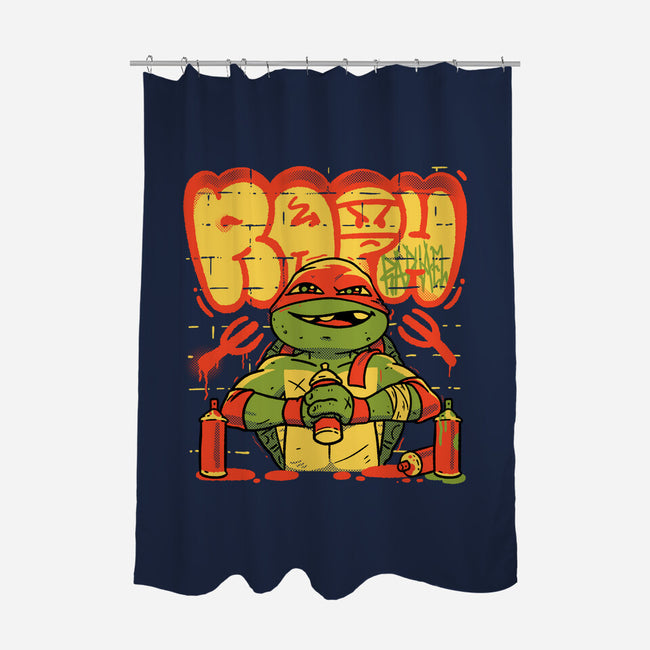 Raph Bomb-none polyester shower curtain-estudiofitas