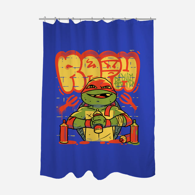 Raph Bomb-none polyester shower curtain-estudiofitas