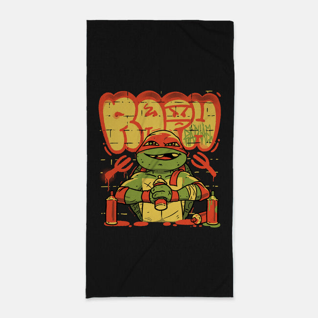 Raph Bomb-none beach towel-estudiofitas