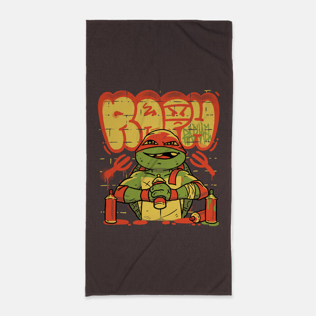 Raph Bomb-none beach towel-estudiofitas