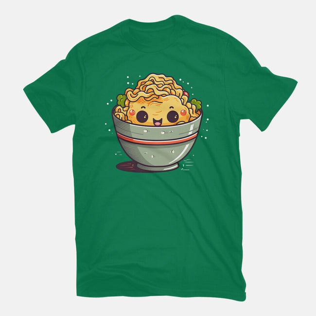 Happy Noodles-womens basic tee-JensenArt