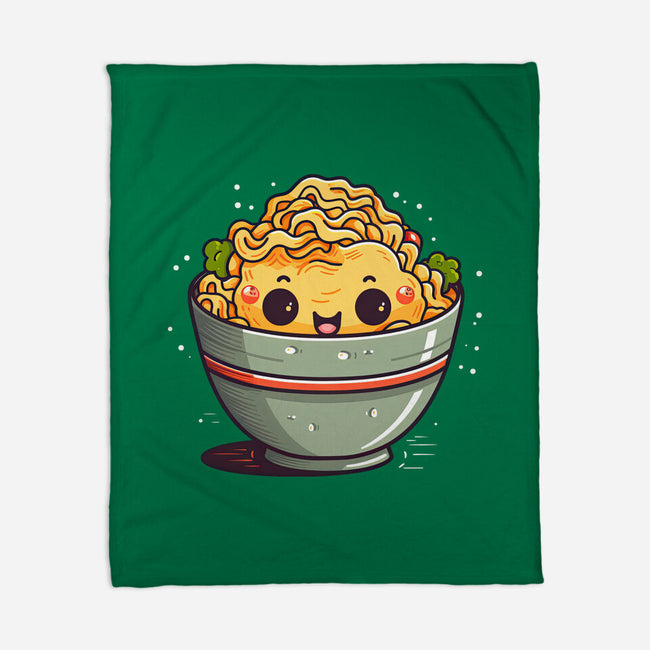 Happy Noodles-none fleece blanket-JensenArt