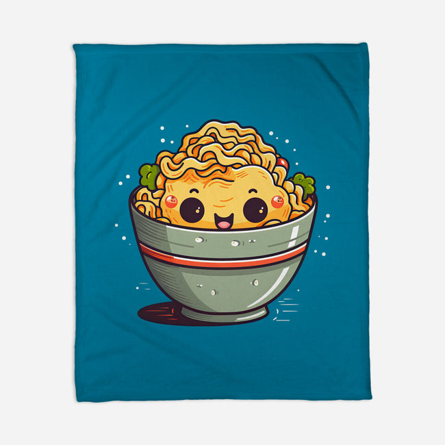 Happy Noodles-none fleece blanket-JensenArt