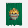 Happy Noodles-none polyester shower curtain-JensenArt