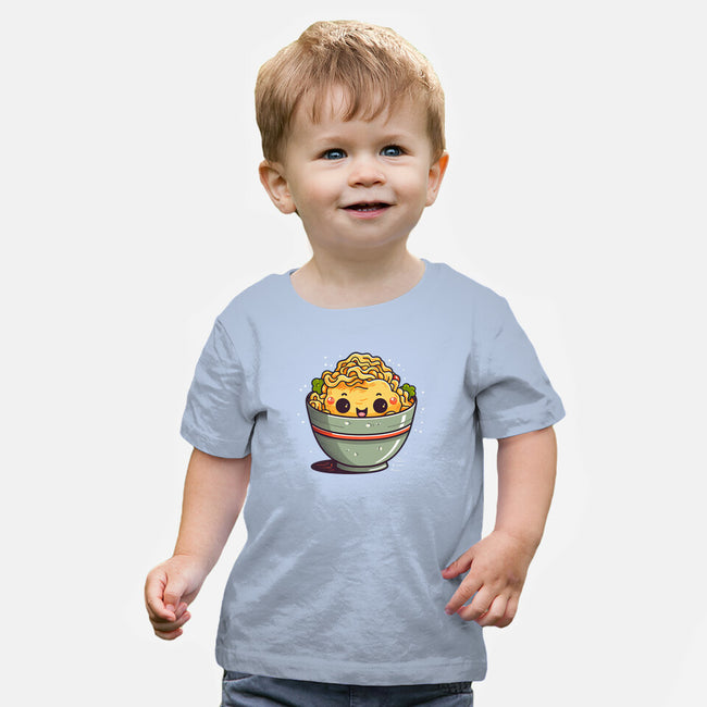 Happy Noodles-baby basic tee-JensenArt