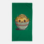 Happy Noodles-none beach towel-JensenArt