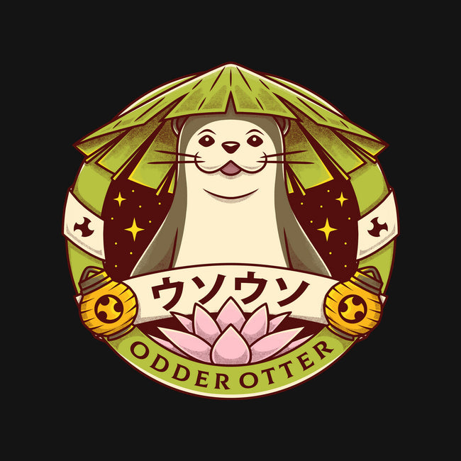 Odder Otter-none stretched canvas-Alundrart