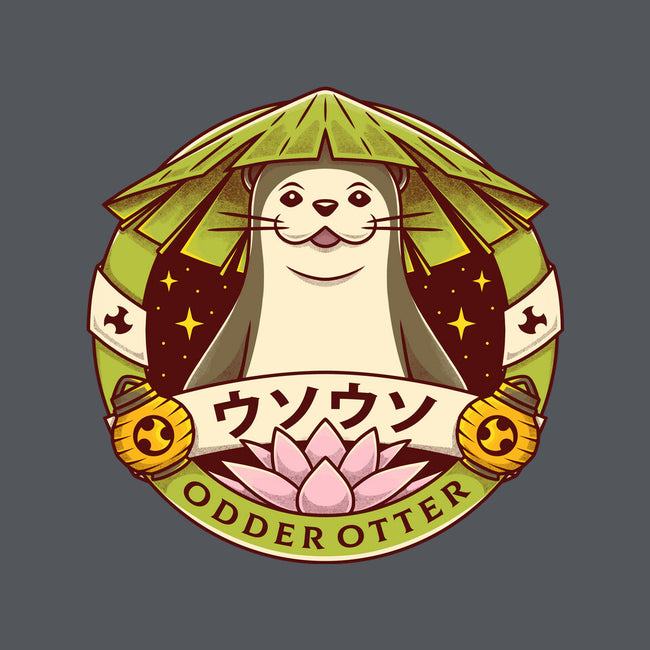 Odder Otter-none stretched canvas-Alundrart