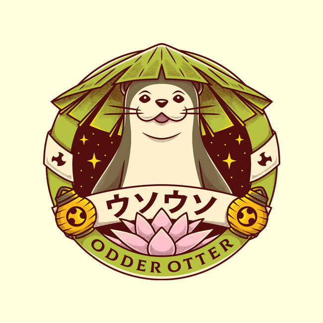 Odder Otter-unisex kitchen apron-Alundrart