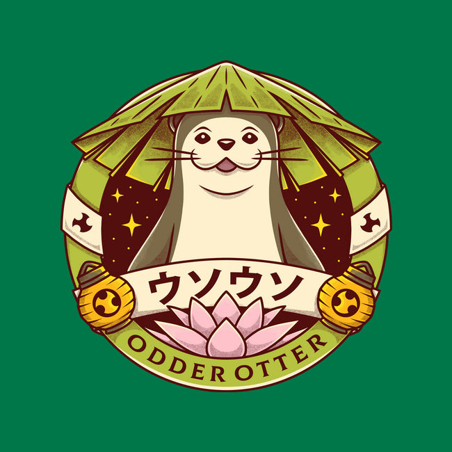 Odder Otter-none polyester shower curtain-Alundrart