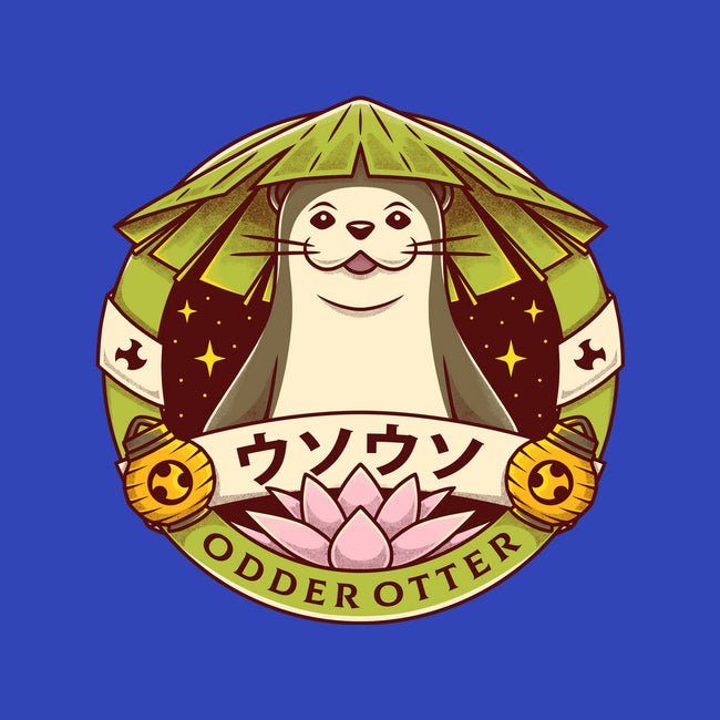 Odder Otter-baby basic onesie-Alundrart