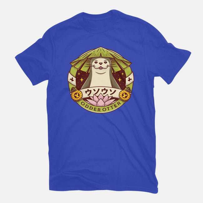 Odder Otter-womens fitted tee-Alundrart
