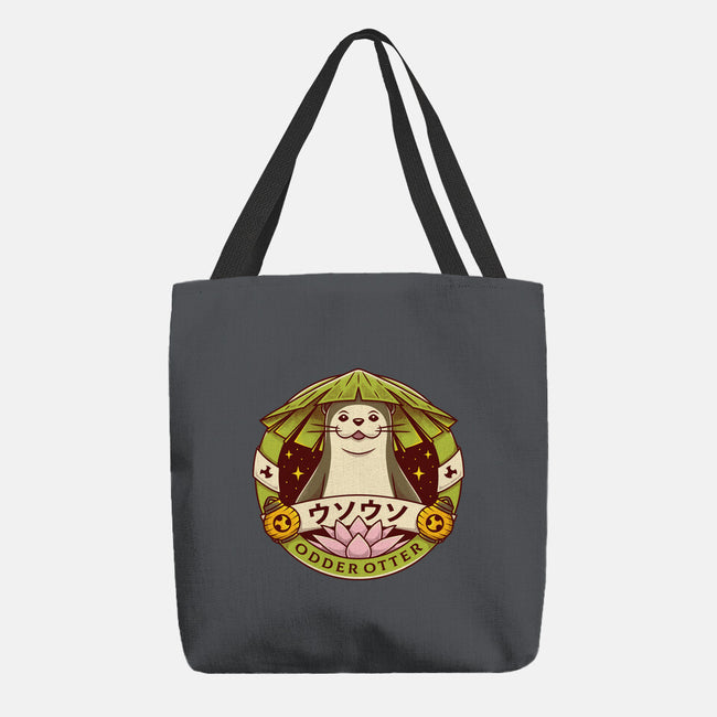 Odder Otter-none basic tote bag-Alundrart