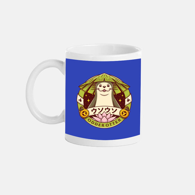 Odder Otter-none mug drinkware-Alundrart