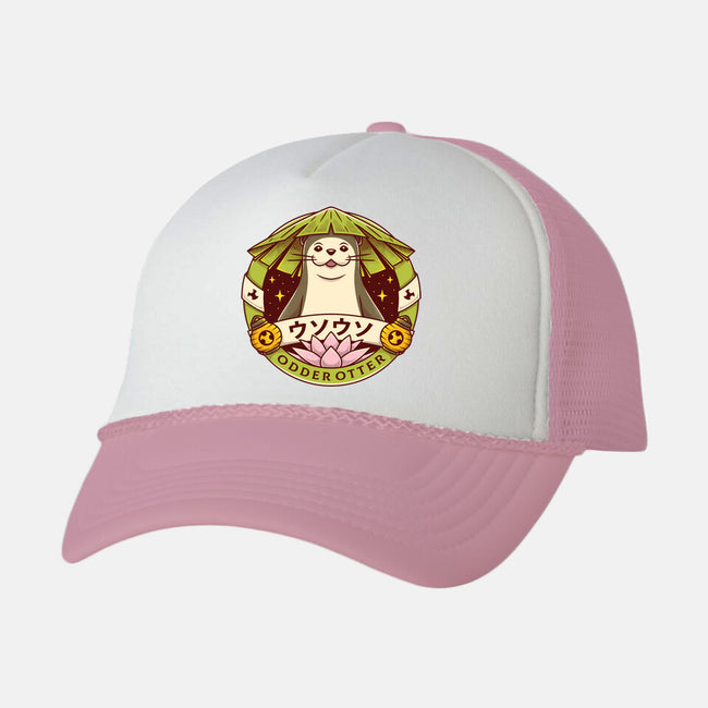 Odder Otter-unisex trucker hat-Alundrart