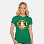Odder Otter-womens fitted tee-Alundrart
