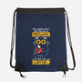 Coffee Moment-none drawstring bag-Xentee