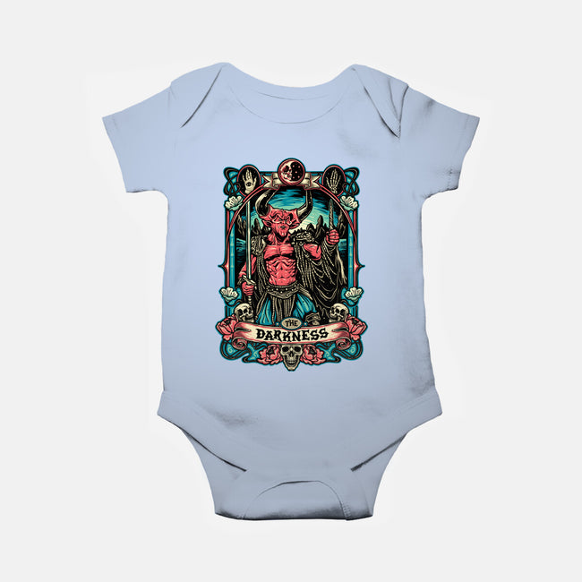 The Darkness-baby basic onesie-momma_gorilla