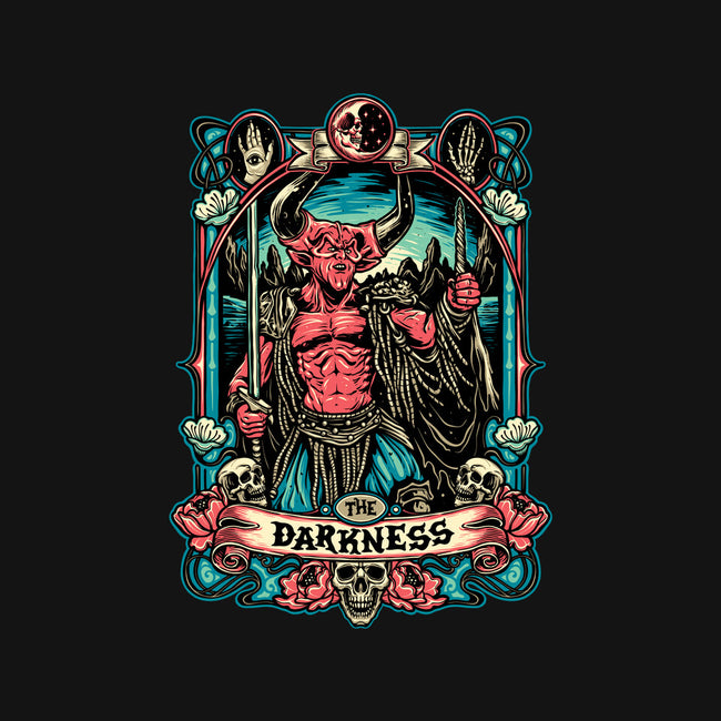 The Darkness-none drawstring bag-momma_gorilla
