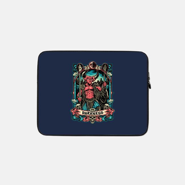 The Darkness-none zippered laptop sleeve-momma_gorilla