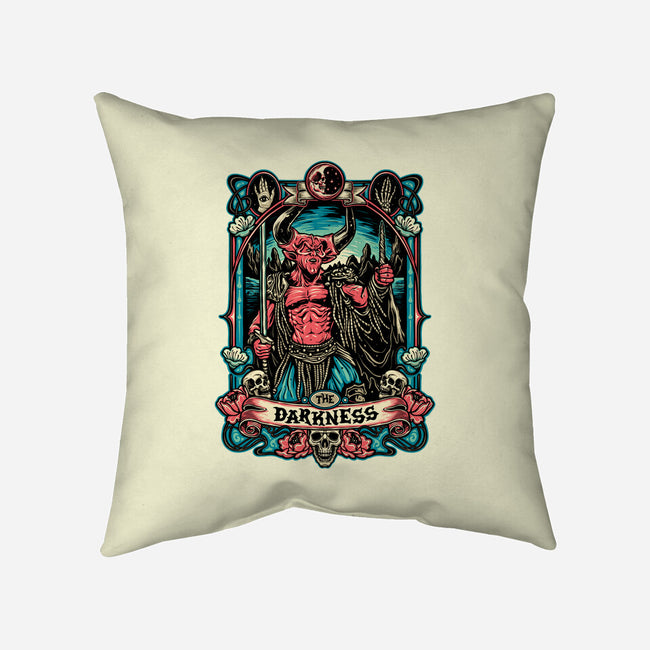 The Darkness-none removable cover w insert throw pillow-momma_gorilla