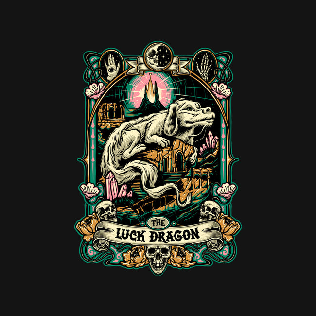 The Luck Dragon-womens basic tee-momma_gorilla