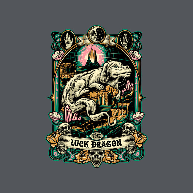 The Luck Dragon-womens fitted tee-momma_gorilla